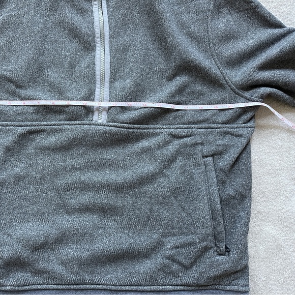 J.Crew Half Zip Fleece Sweater Gray Men’s Size Medium - Picture 2 of 7